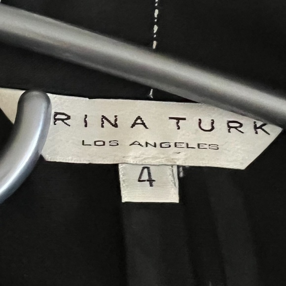 Trina Turk black pant suit. Great boot cut trouser and fitted jacket. - Picture 5 of 5